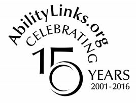 Abilitylinks 15 year anniversary logo