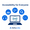 "Accessibility for Everyone" in plain text with a computer icon beneath